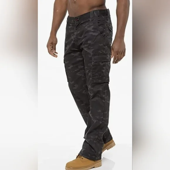 KRUZE Mens Cargo Combat Trousers Size 42R - Picture 2 of 8